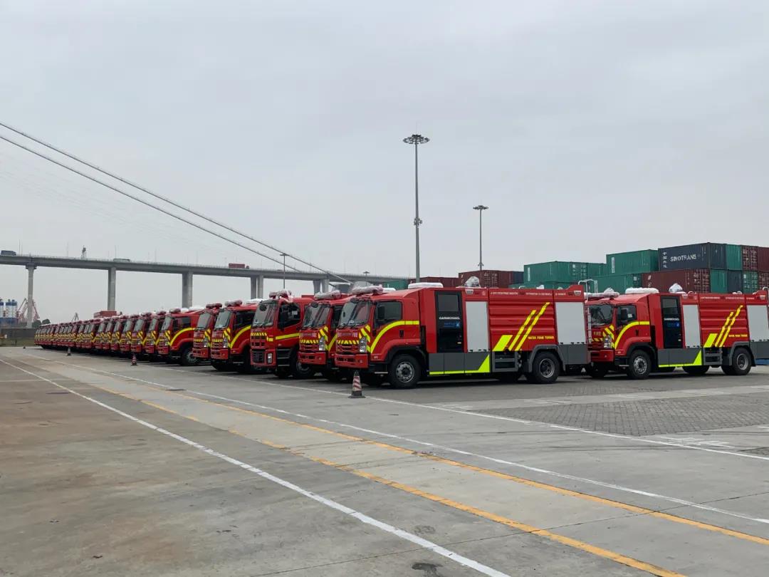 践行“一带一路”倡仪 助推国际贸易合作 | 52台“东莞制造”消防车出口巴基斯坦